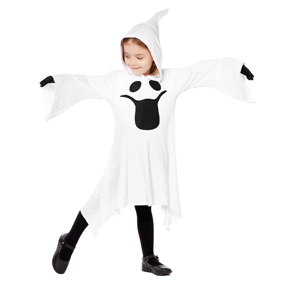 Tiny Cuddling Shy White Ghost Costume | 2024 Halloween Costume