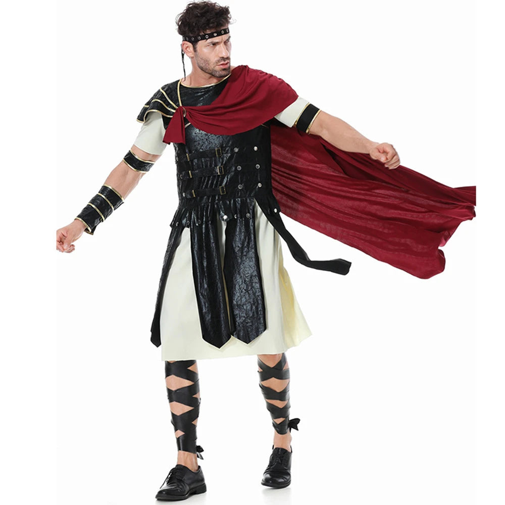 Tiny Cuddling Roman Gladiator Family Matching Costume | 2024 Halloween Costume