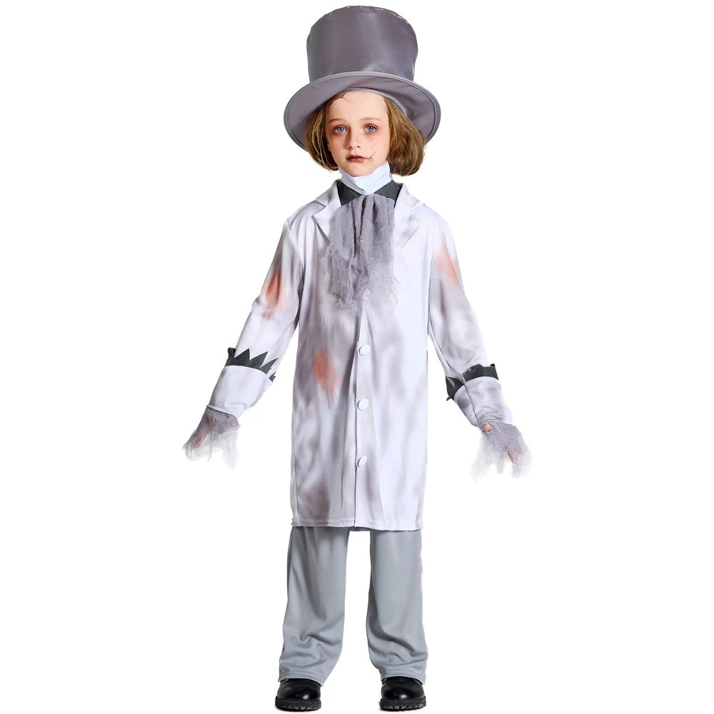 Tiny Cuddling Gray Vampire Zombie Family Matching Costume | 2024 Halloween Costume