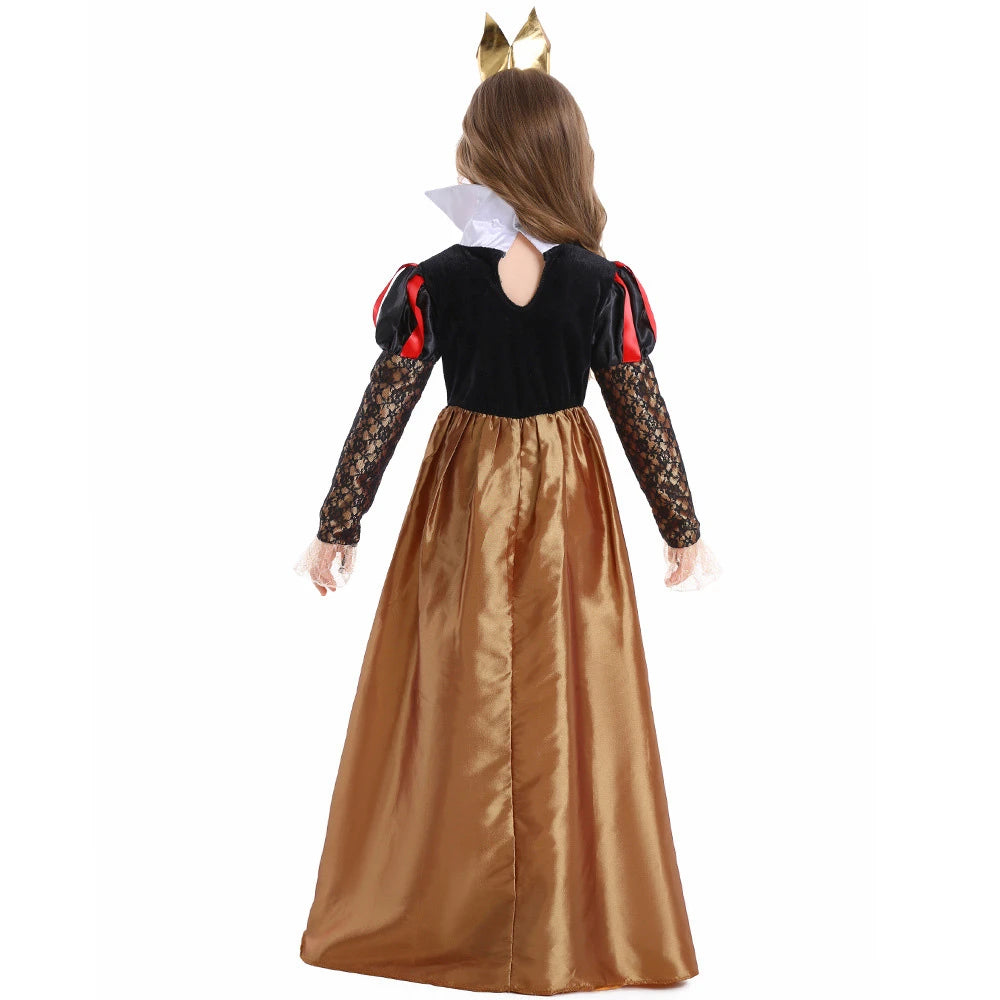 Tiny Cuddling Poison Queen Dress for Girls | 2024 Halloween Costume