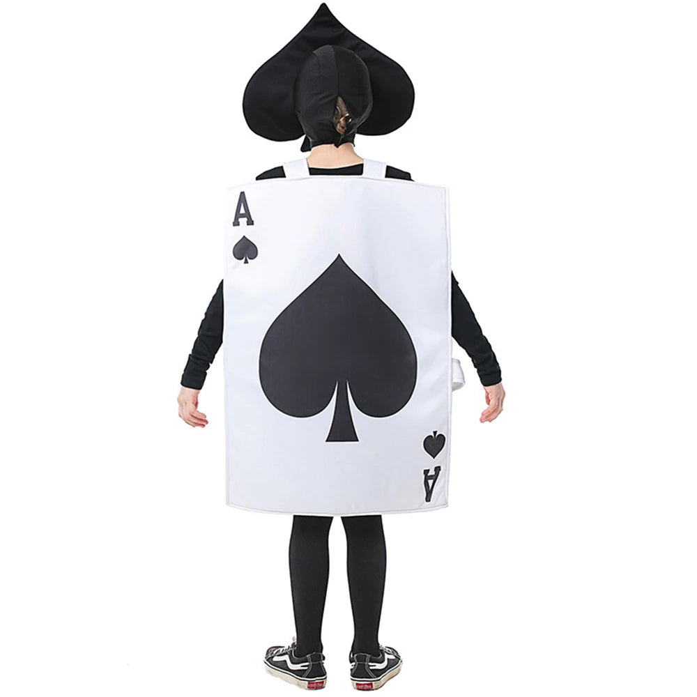 Tiny Cuddling Playing Card Hearts Spade A Family Matching Costume | 2024 Halloween Costume