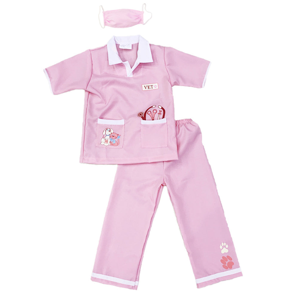 Tiny Cuddling Children's Vet Costume - Perfect for Role Play, Halloween, and School Performances