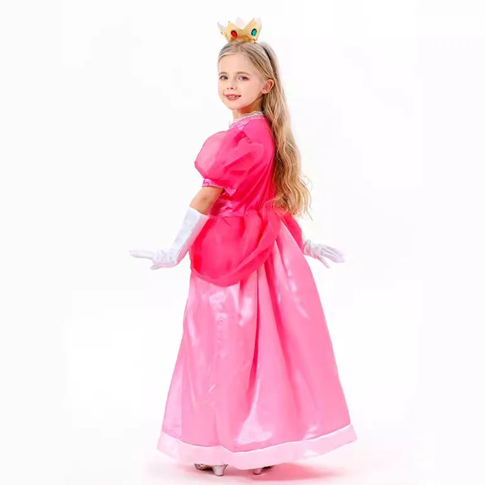 Tiny Cuddling Peach Princess Dress | 2024 Halloween Costume