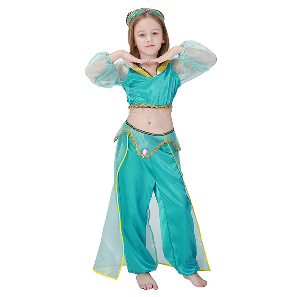 Tiny Cuddling Indian Dance Jasmine Princess Dress | 2024 Halloween Costume