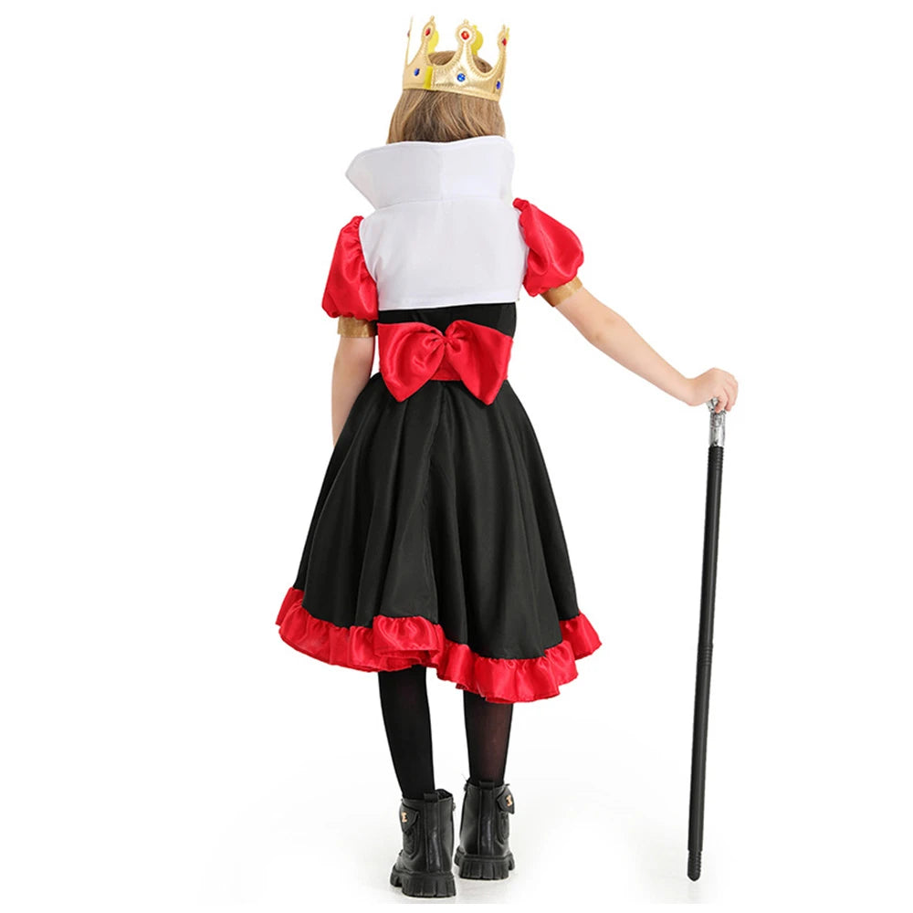 Tiny Cuddling Queen of Hearts Costume with Crown and Necklace | 2024 Halloween Costume