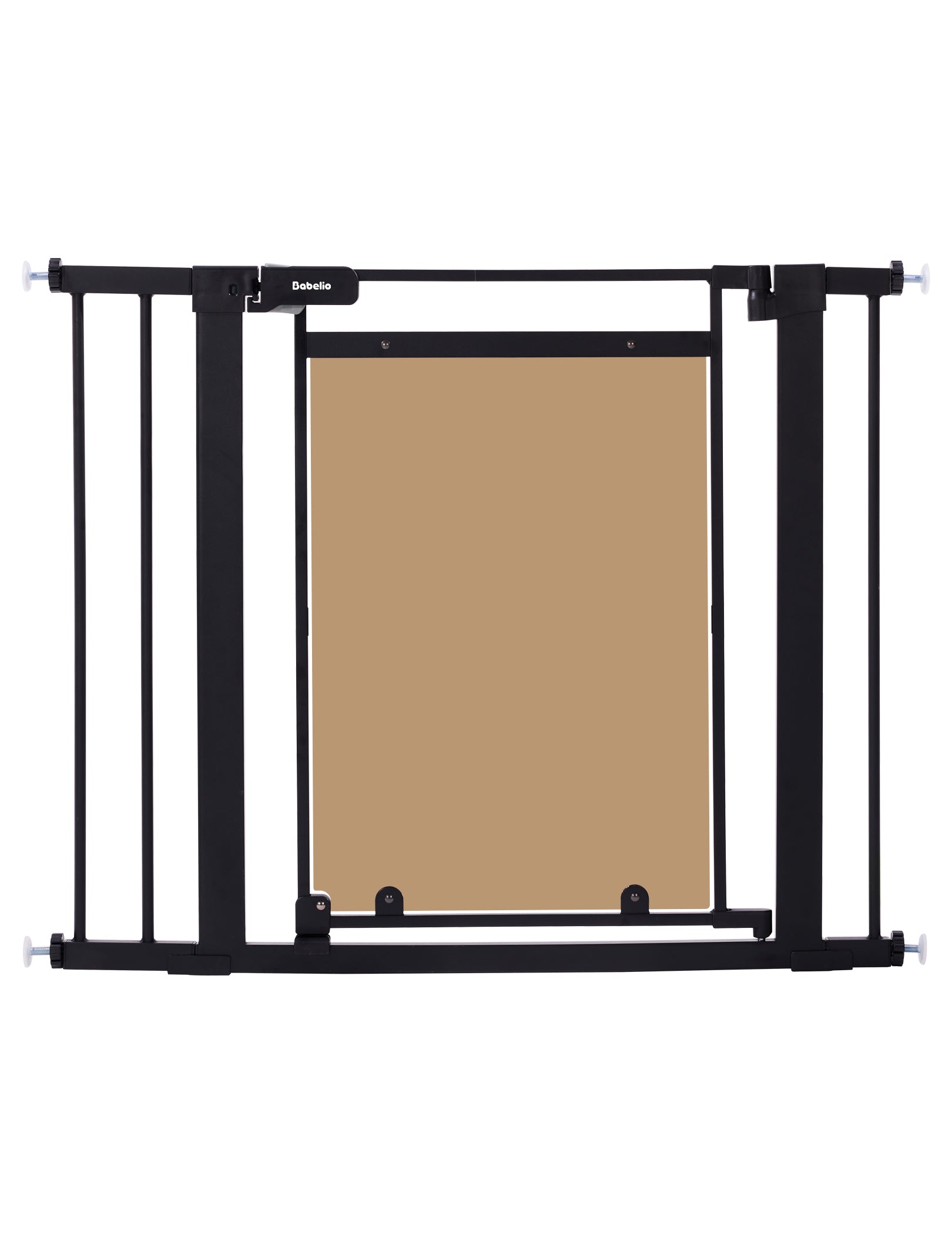 Babelio Clear Baby Gate, Auto Close Dog Gate | 29"-40" Gate for doorways | Pressure Mounted Child Gate