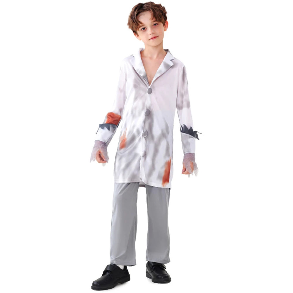 Tiny Cuddling Gray Vampire Zombie Family Matching Costume | 2024 Halloween Costume