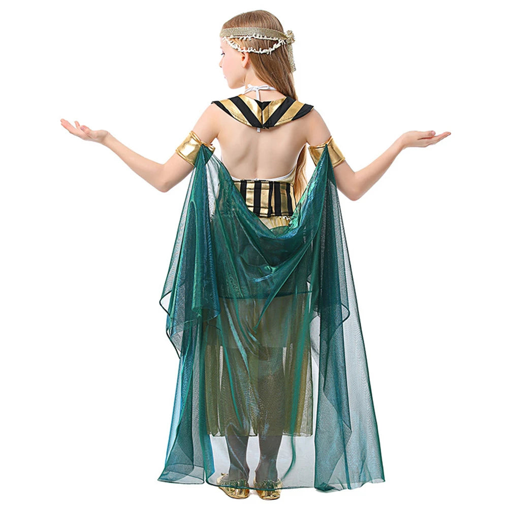 Tiny Cuddling Egyptian Pharaoh Costume for Girls | 2024 Halloween Costume