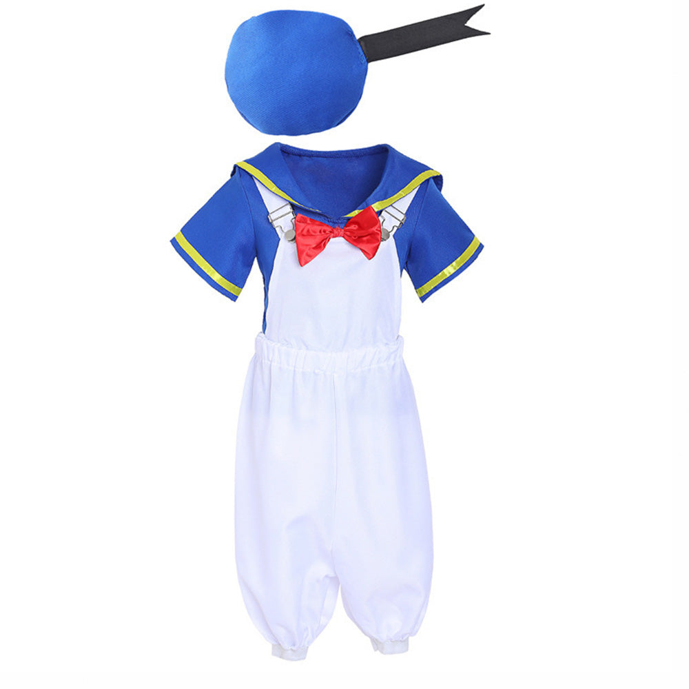 Tiny Cuddling Children's Navy Sailor Duck Costume - Perfect for Cosplay and Halloween