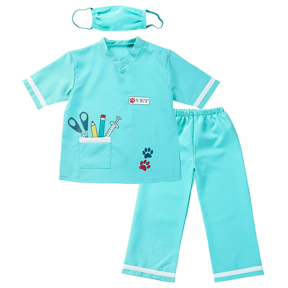 Tiny Cuddling Children's Vet Costume - Perfect for Role Play, Halloween, and School Performances