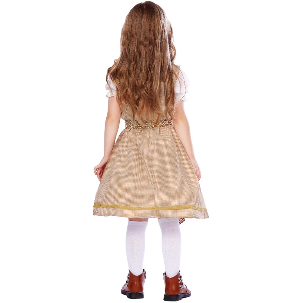 Tiny Cuddling Bavarian Traditional Dress for Girls | 2024 Halloween Costume