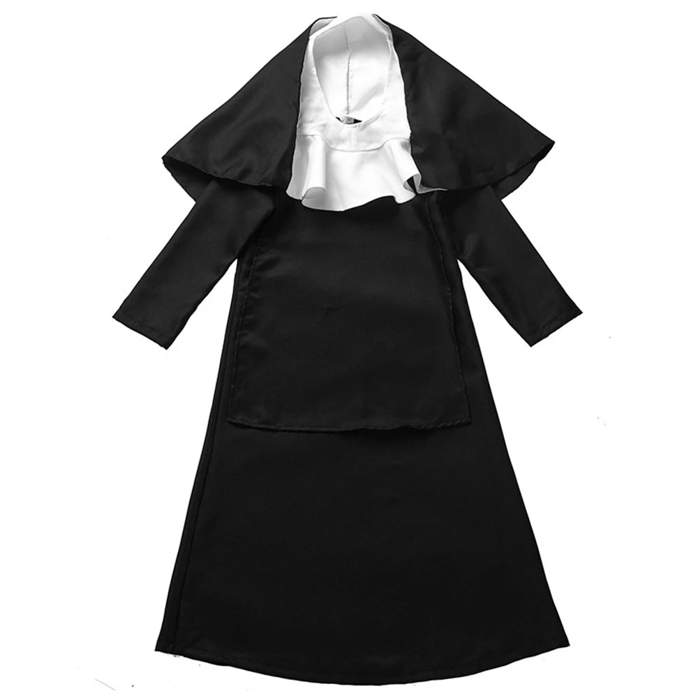 Tiny Cuddling Black Nun Costume for Kids | 2024 Halloween Costume