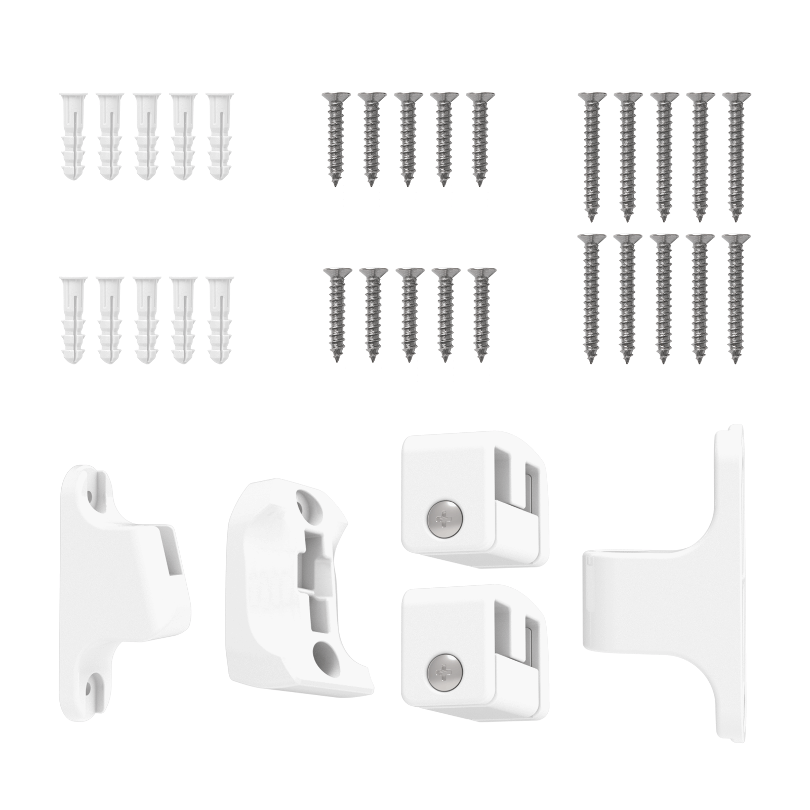 Hole Mounting Kit for Babelio 26-43" Auto Close Baby/Dog Gate for Stairs, Contains Screws