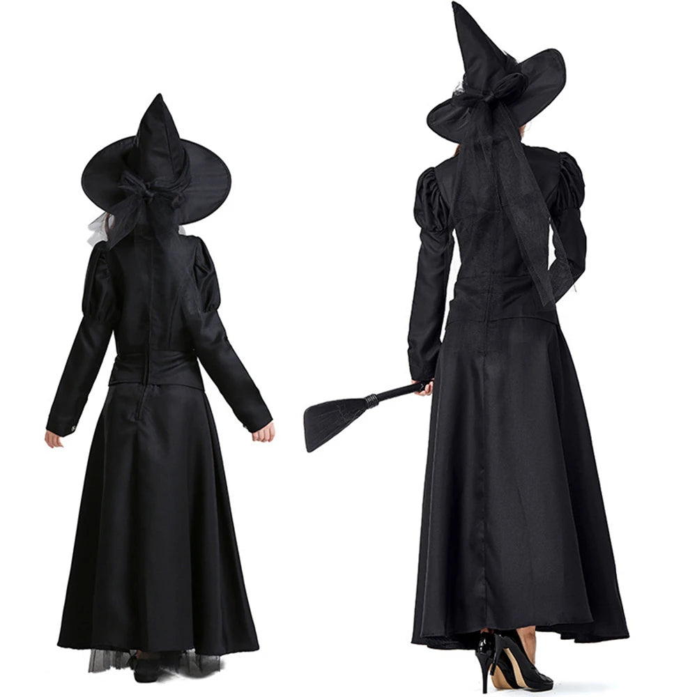 Tiny Cuddling Black Witch Family Matching Costume | 2024 Halloween Costume