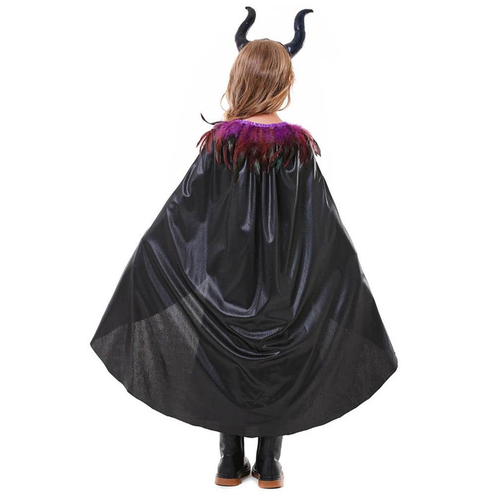 Tiny Cuddling Sleeping Maleficent Costume for Girls | 2024 Halloween Costume