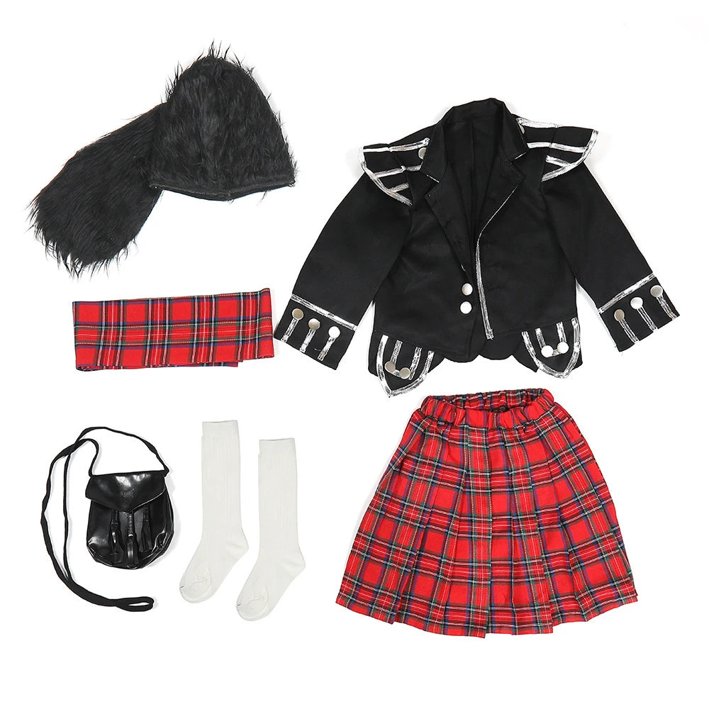 Tiny Cuddling Scottish Red Plaid Costume | 2024 Halloween Costume