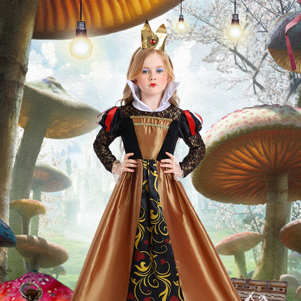 Tiny Cuddling Poison Queen Dress for Girls | 2024 Halloween Costume