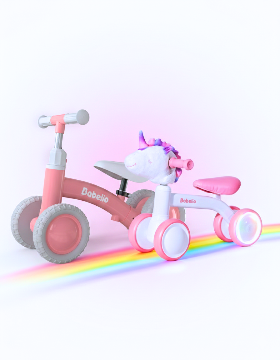 Unicorn & Classic Balance Bike Bundle | Perfect for Brother & Sister Toddlers