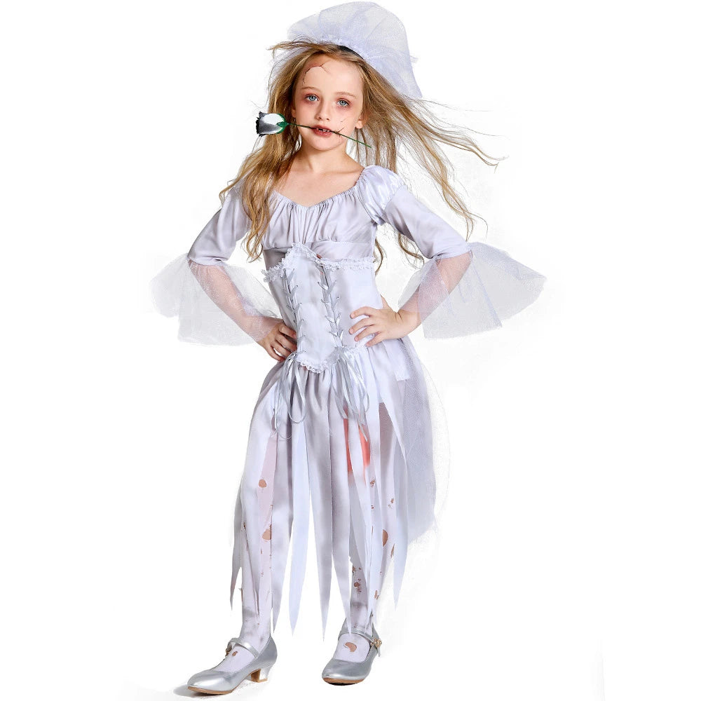 Tiny Cuddling Gray Vampire Zombie Family Matching Costume | 2024 Halloween Costume