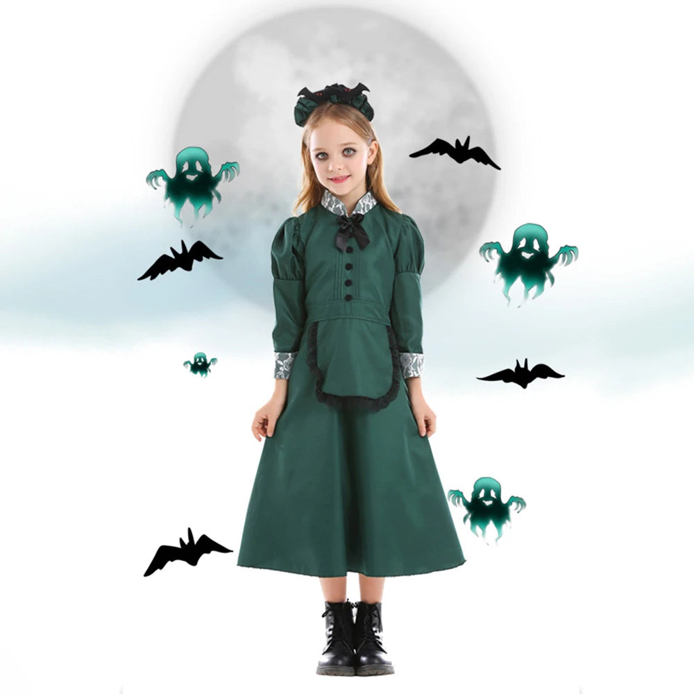 Tiny Cuddling Mysterious Castle Bat Servant Costume for Girls | 2024 Halloween Costume