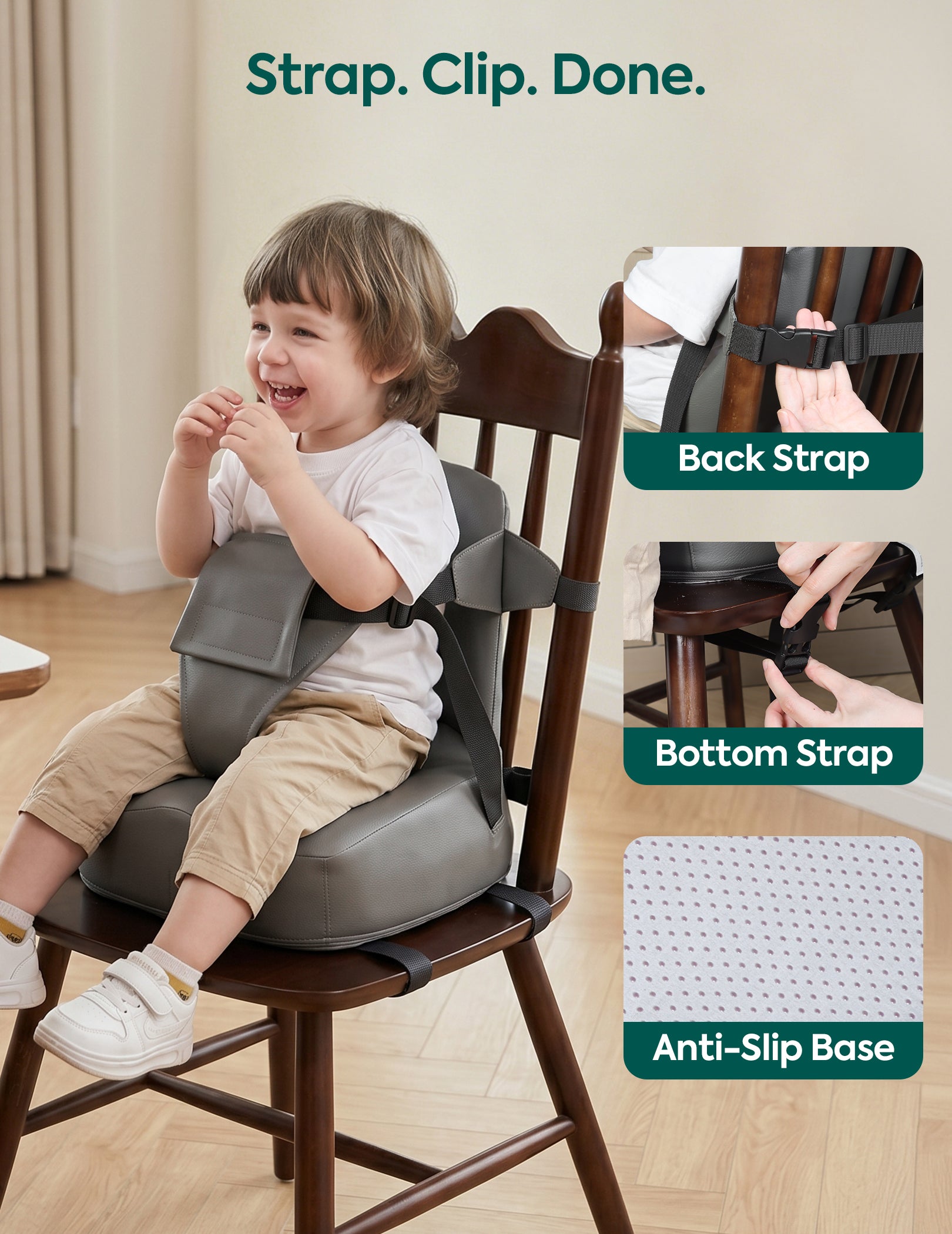 Ergo-Rest | Booster Seat with Ergonomic Back Support