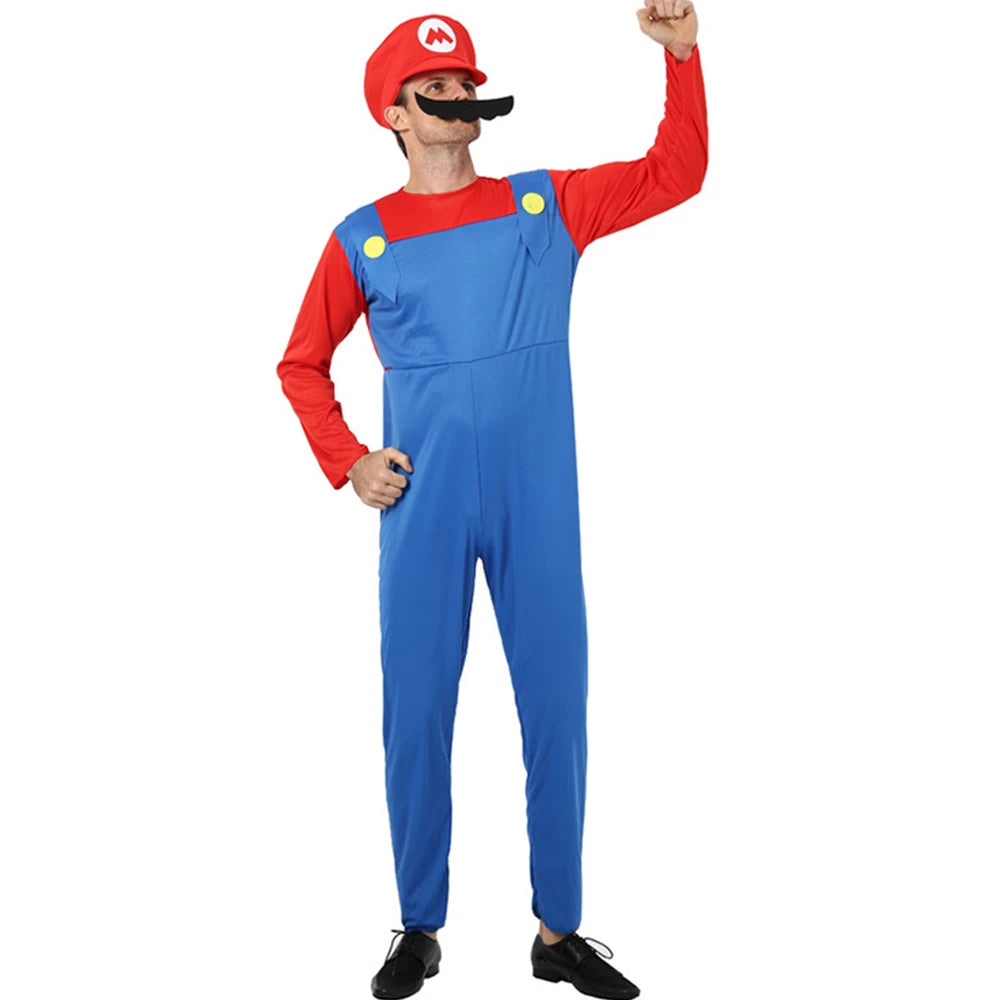 Tiny Cuddling Mario Costume for Family Party | 2024 Halloween Costume