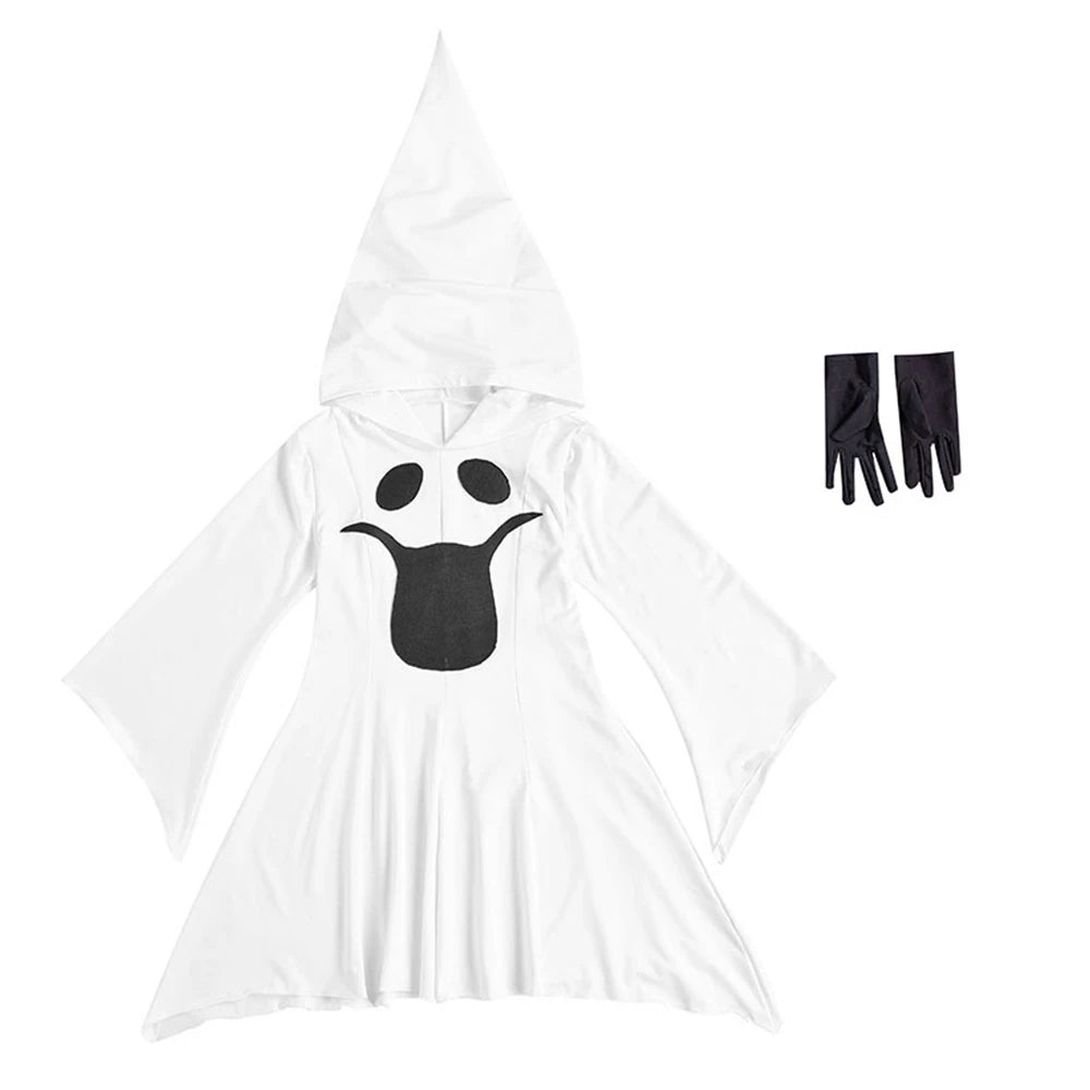 Tiny Cuddling Shy White Ghost Costume | 2024 Halloween Costume