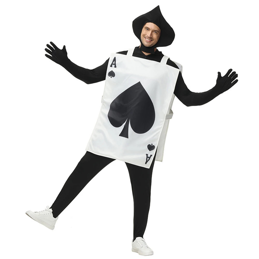 Tiny Cuddling Playing Card Hearts Spade A Family Matching Costume | 2024 Halloween Costume