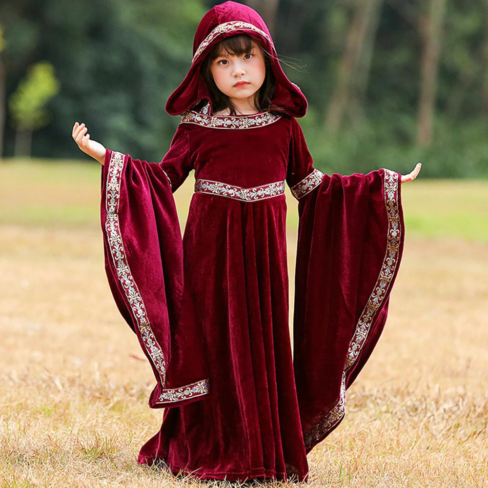 Tiny Cuddling Little Red Riding Hood Vampire Witch Family Matching Costume | 2024 Halloween Costume