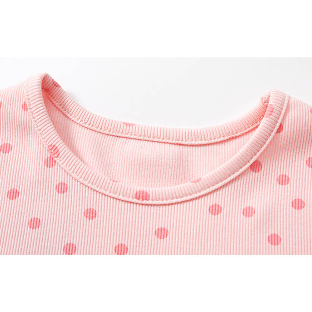 Girls' Whimsical Polka Dot Tulle Dress – Summer Collection