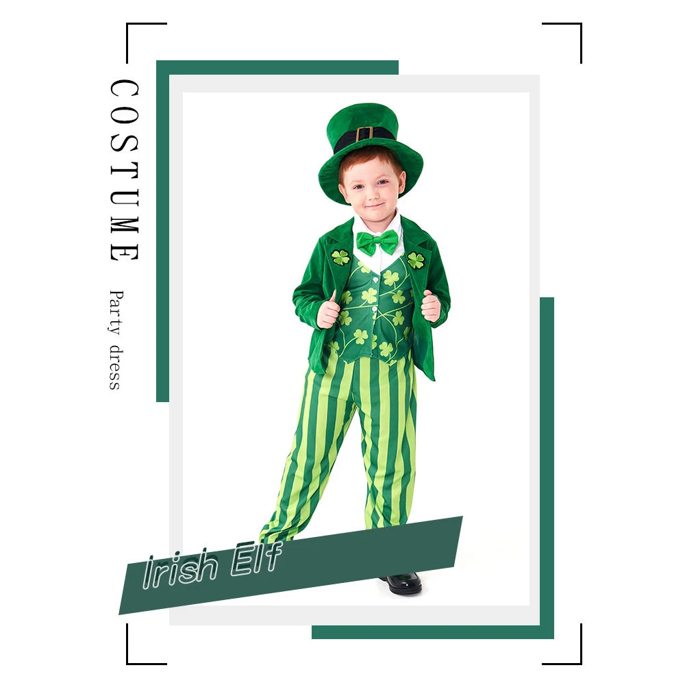 Tiny Cuddling Green Clover Suit for Kids | 2024 Halloween Costume