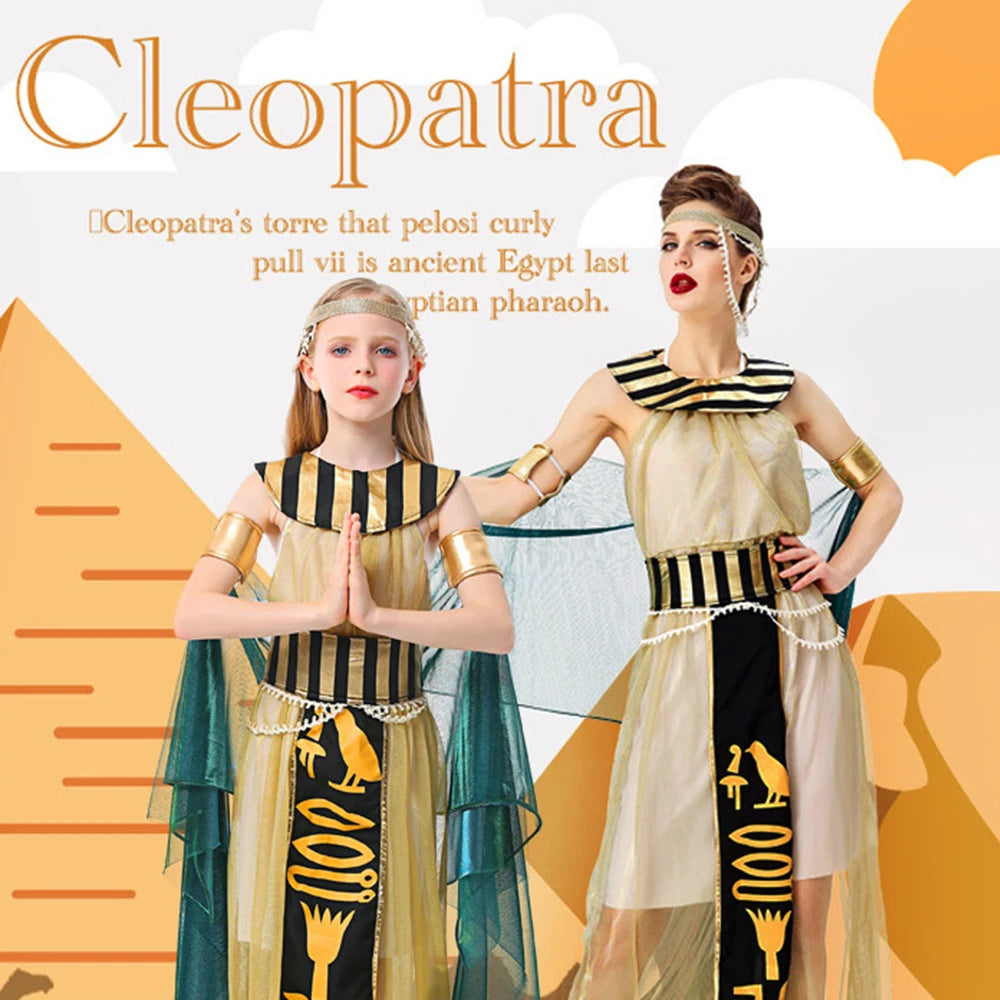 Tiny Cuddling Egyptian Pharaoh Costume for Girls | 2024 Halloween Costume