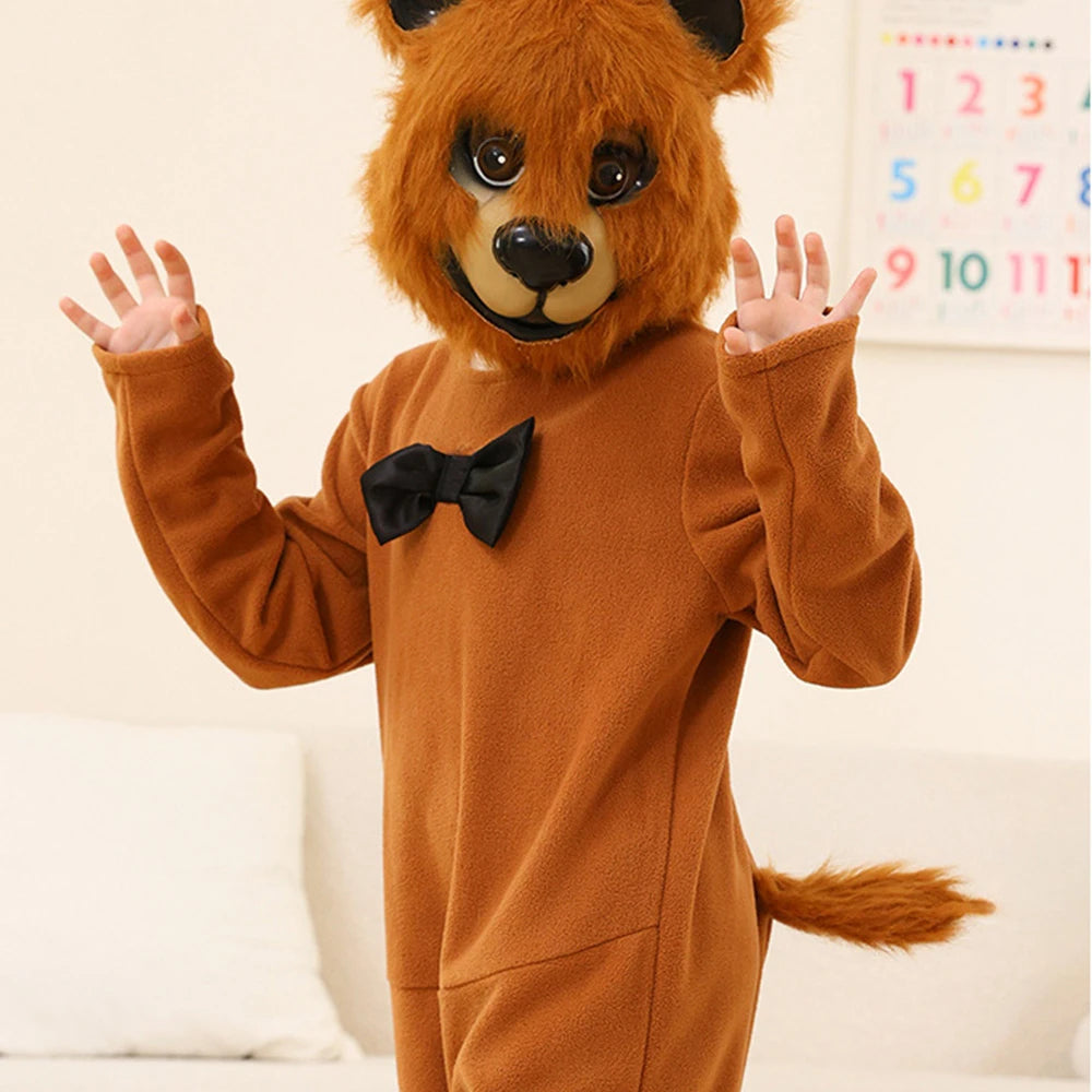 Tiny Cuddling Family Brown Bear Party Costume for Kids & Dogs | 2024 Halloween Costume