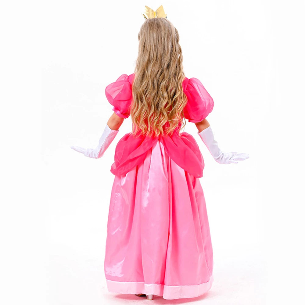 Tiny Cuddling Peach Princess Dress | 2024 Halloween Costume