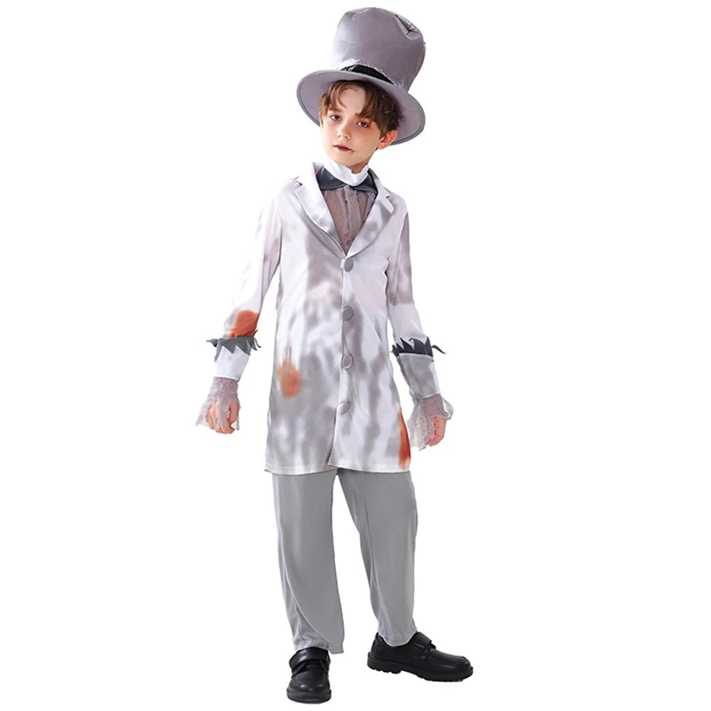 Tiny Cuddling Gray Vampire Zombie Family Matching Costume | 2024 Halloween Costume