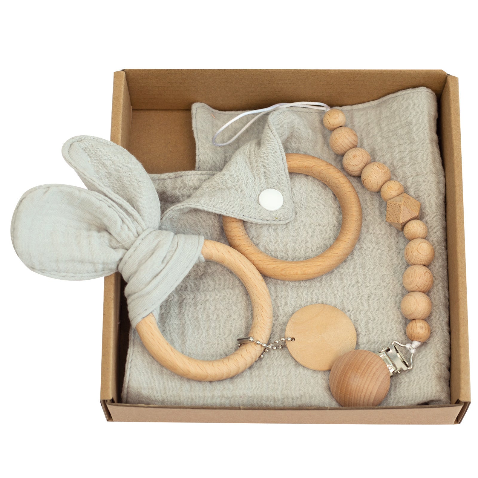 LulliNini Baby Teething Toys Teether Gift Set