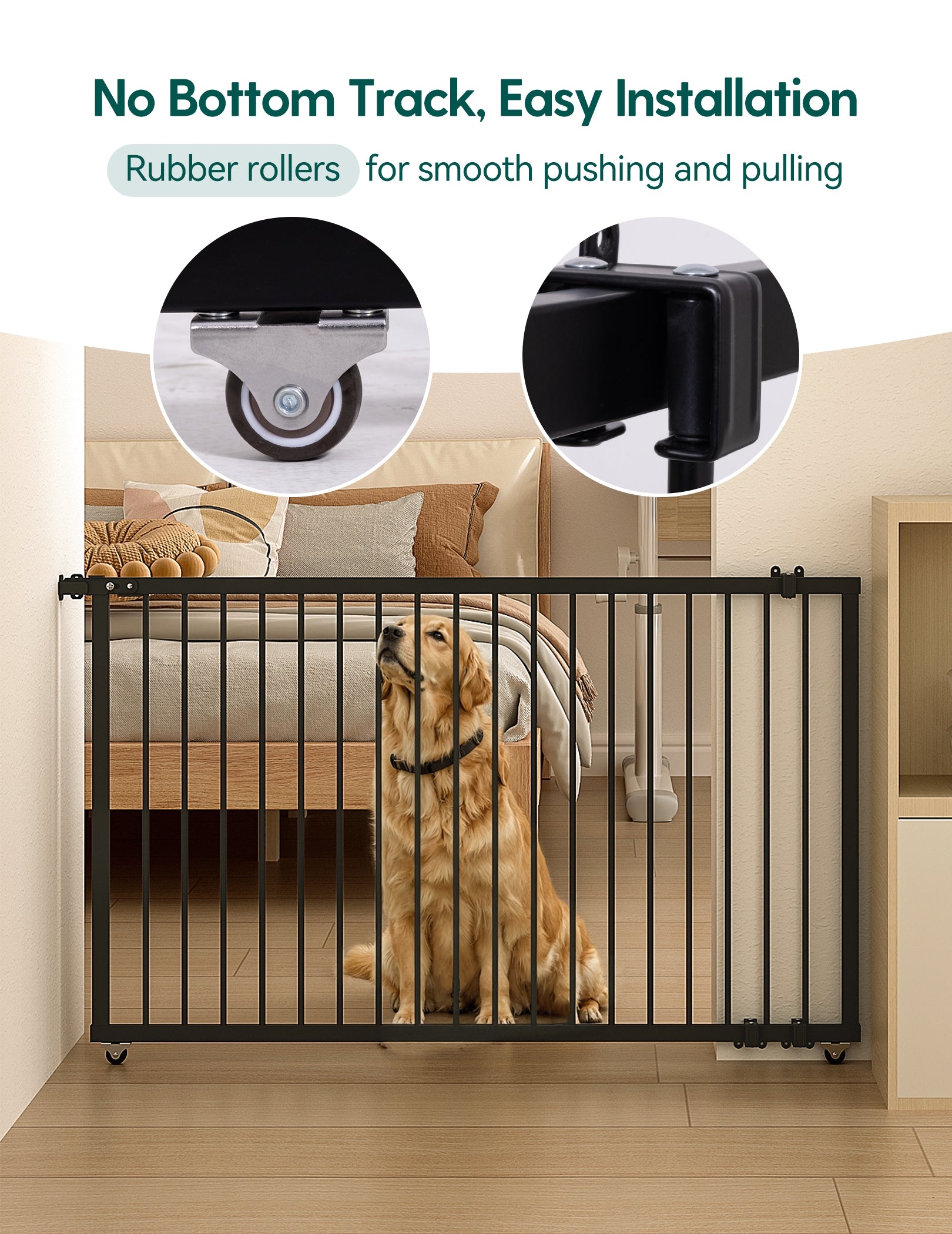 Babelio New Sliding Baby Gate up to 38"W | Suberu Series