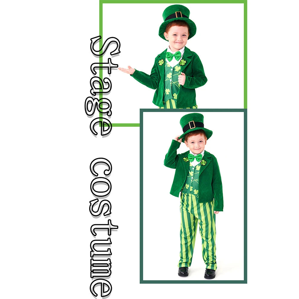 Tiny Cuddling Green Clover Suit for Kids | 2024 Halloween Costume