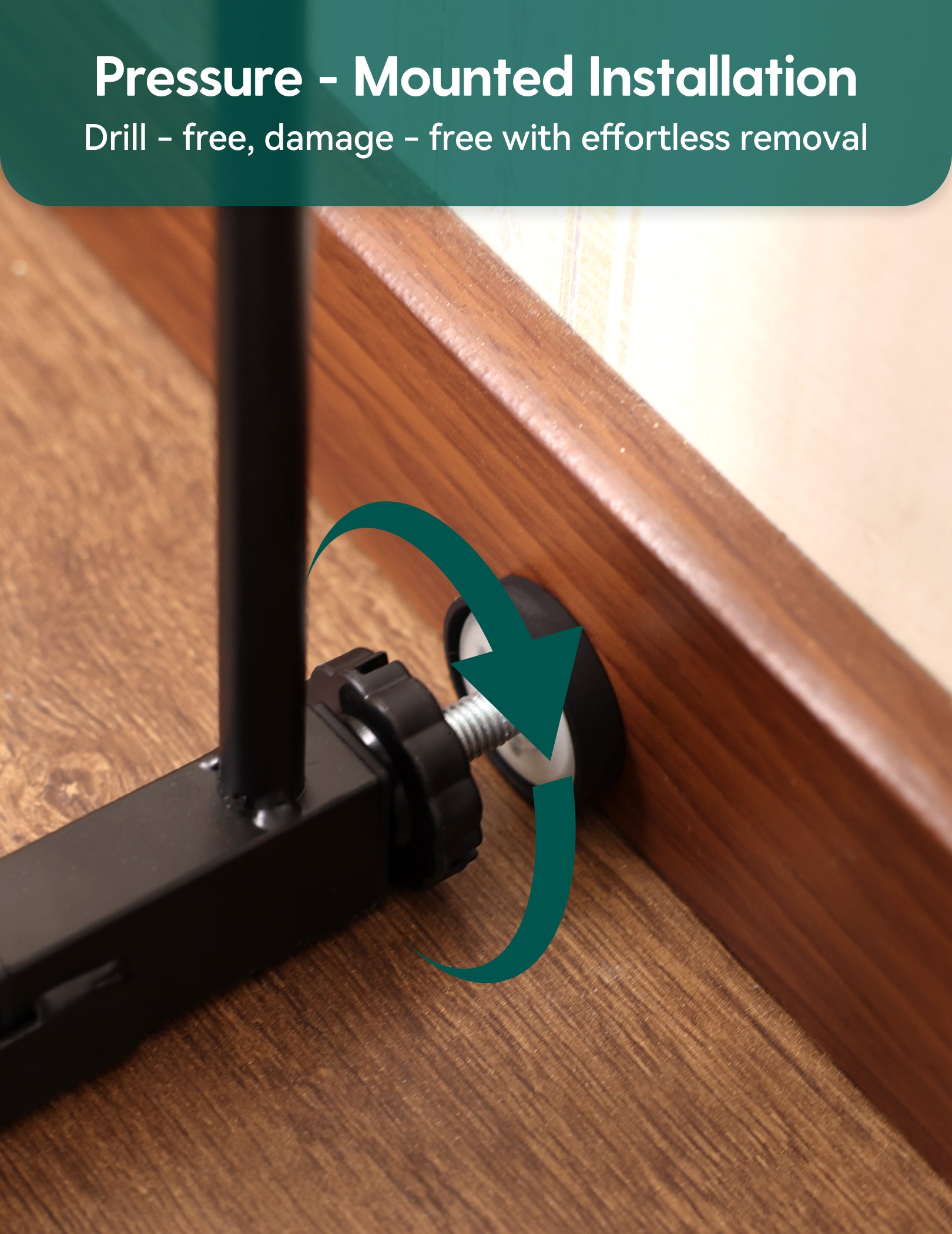 Sensepass | Smart Baby Gate for Doorways & Stairs - Infrared Auto-Unlock & Auto-Close
