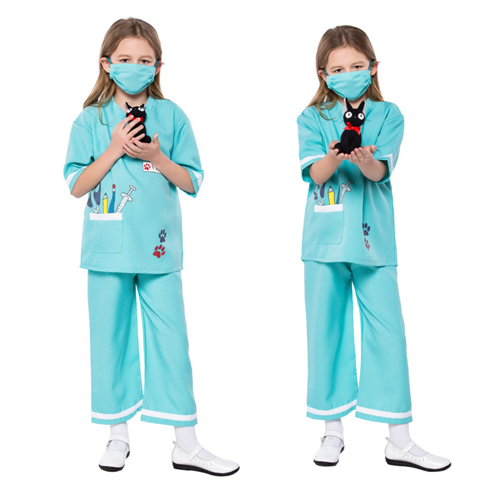 Tiny Cuddling Children's Vet Costume - Perfect for Role Play, Halloween, and School Performances