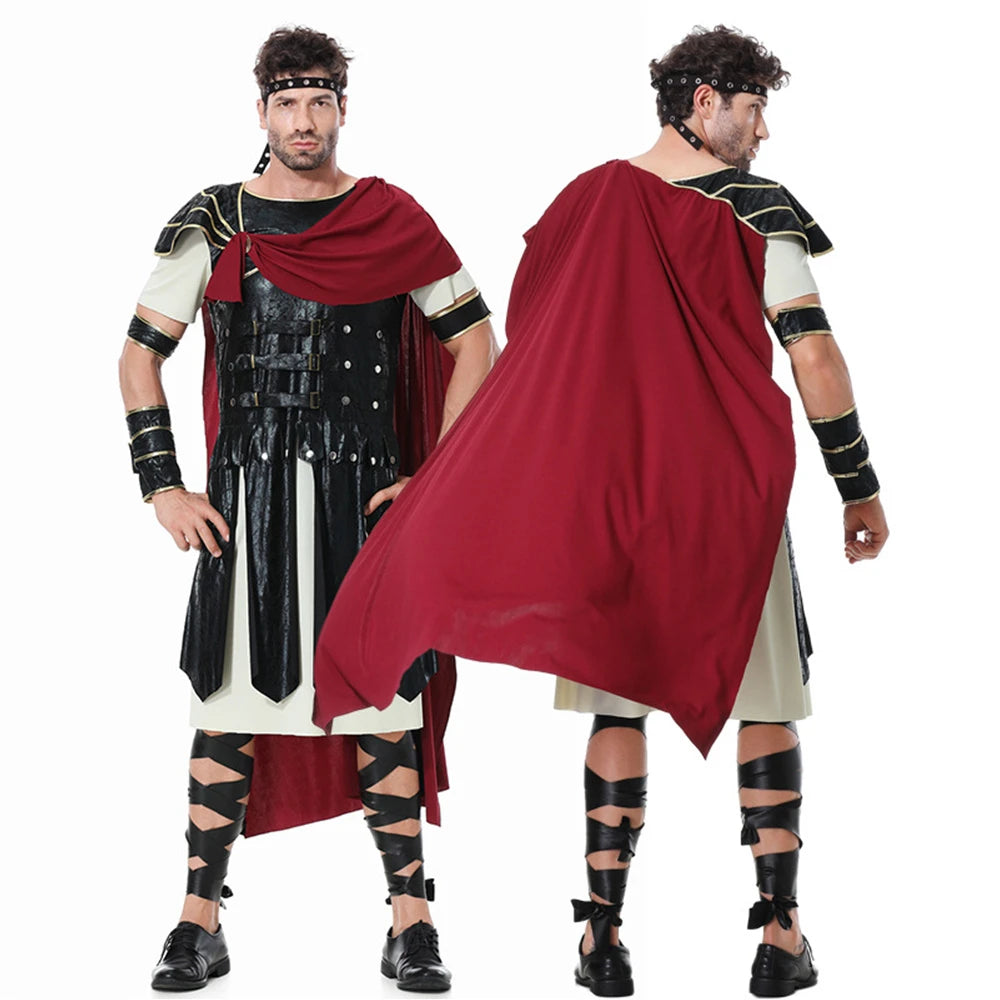 Tiny Cuddling Roman Gladiator Family Matching Costume | 2024 Halloween Costume