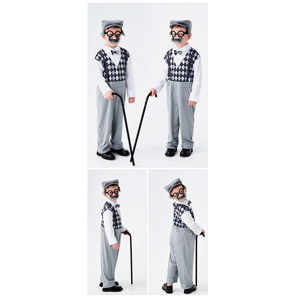 Tiny Cuddling Grandpa Cosplay Performance Costume | 2024 Halloween Costume