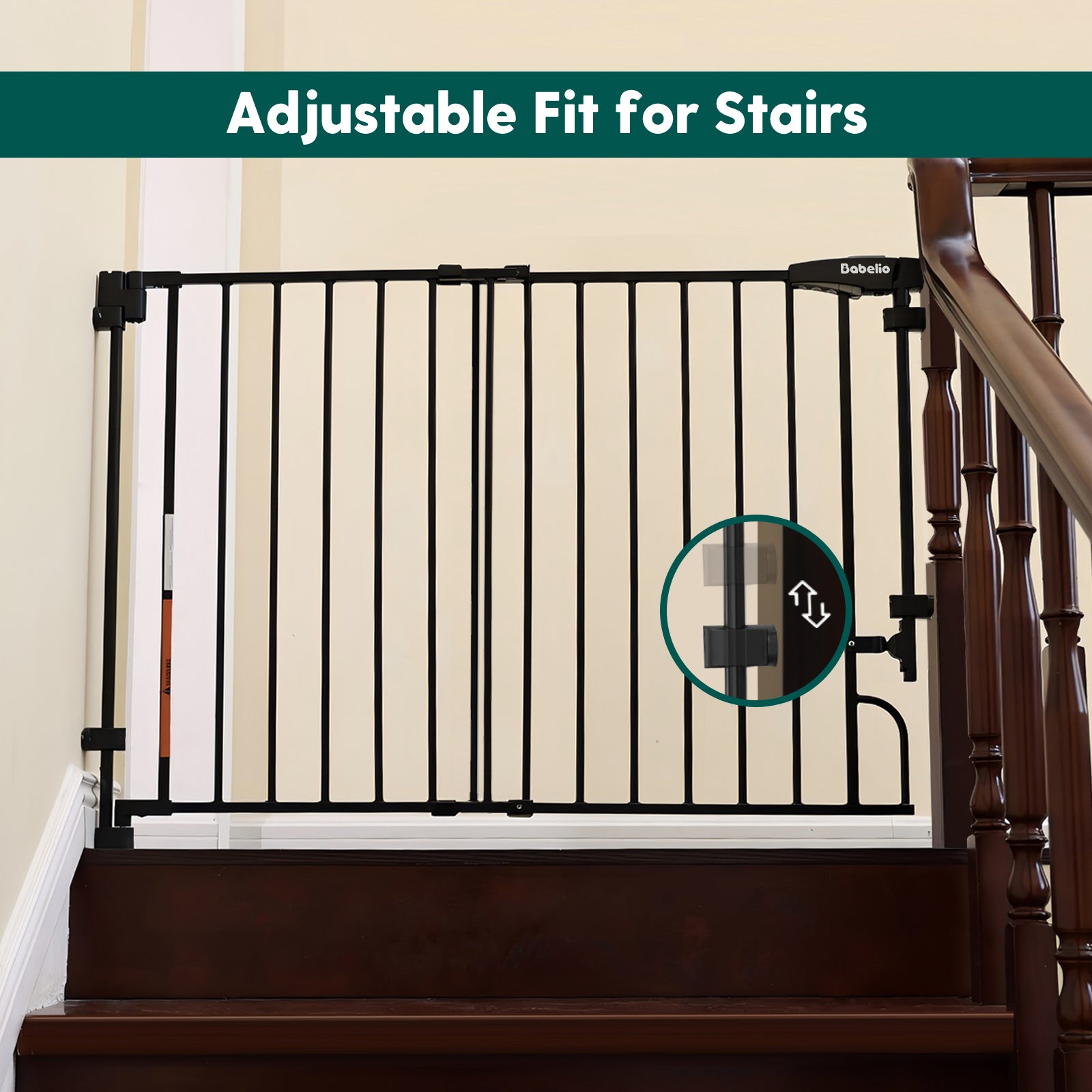 Boundless R30 ProFlex | 29-43"W Baby&Dog Gate for Stairs and Doorways