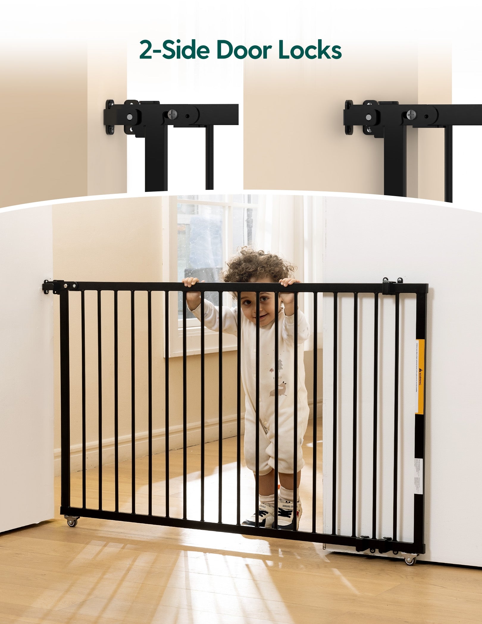 Babelio New Sliding Baby Gate up to 38"W | Suberu Series