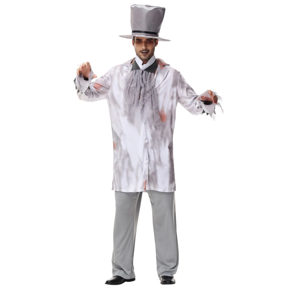 Tiny Cuddling Gray Vampire Zombie Family Matching Costume | 2024 Halloween Costume