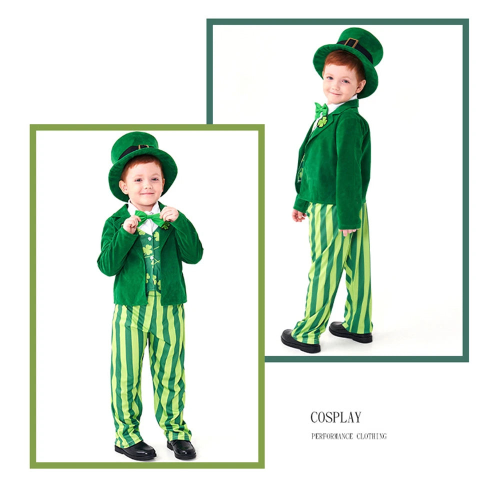 Tiny Cuddling Green Clover Suit for Kids | 2024 Halloween Costume