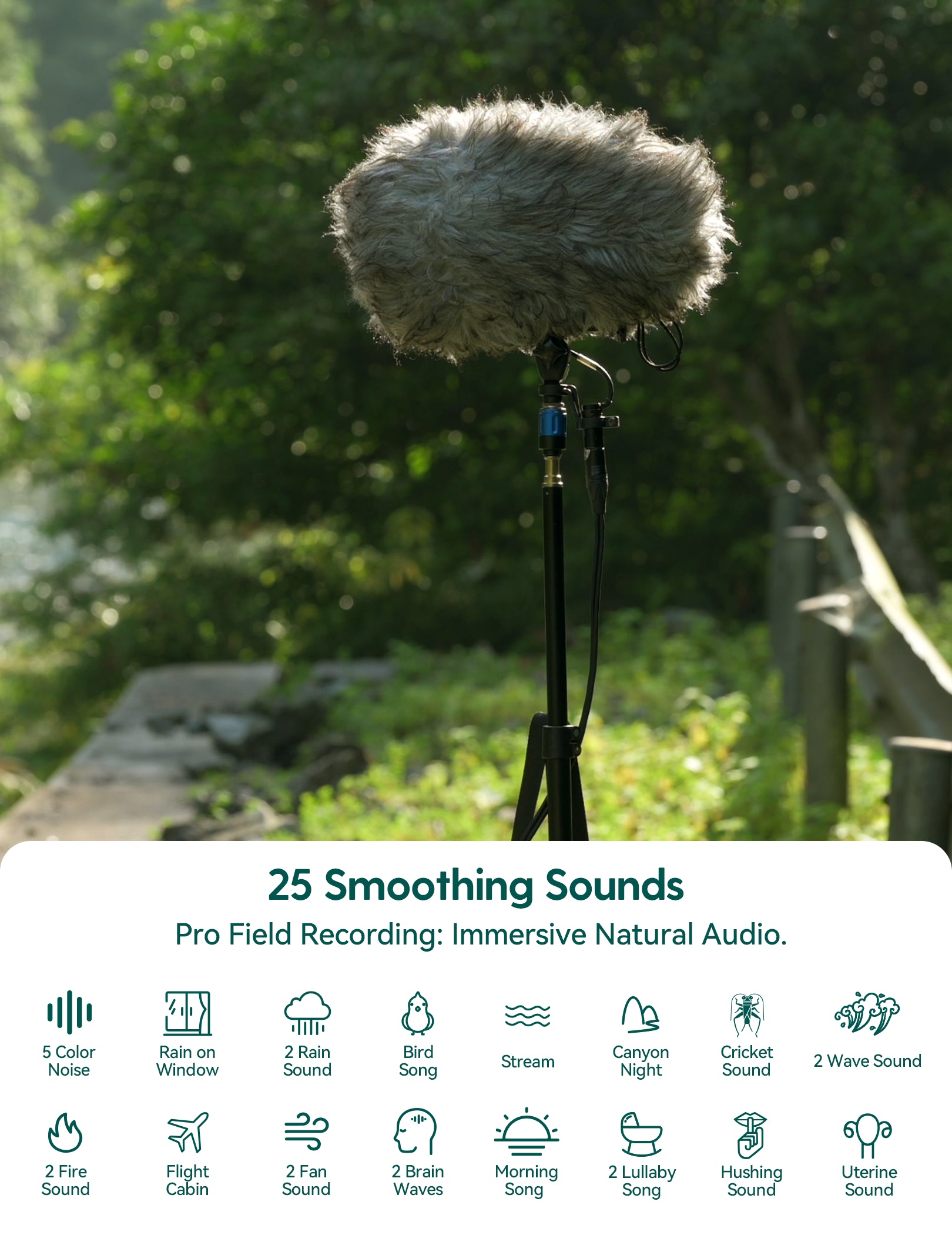 Babelio Pocket Mini Pro White Noise Machine For Sleep & Relaxation