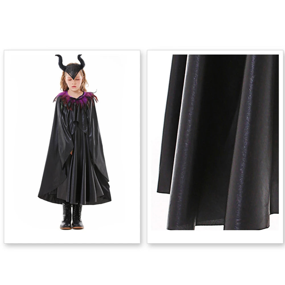 Tiny Cuddling Sleeping Maleficent Costume for Girls | 2024 Halloween Costume