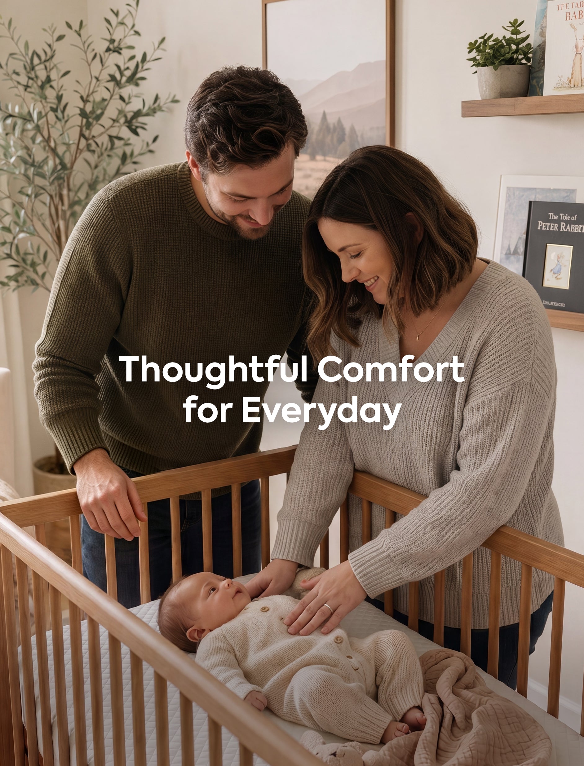 Babelio Dual-Sided Crib Mattress Memory Foam Waterproof Baby Mattress SO25 6 10