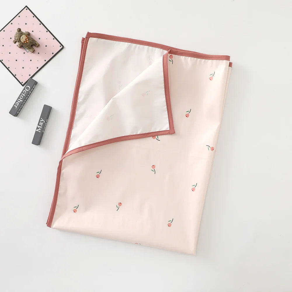 LulliNini Waterproof Baby Diaper Changing Mat Washable Newborn Urine Pad Babies Accessories Liners for Crib Cradles Reusable Diapers Pad